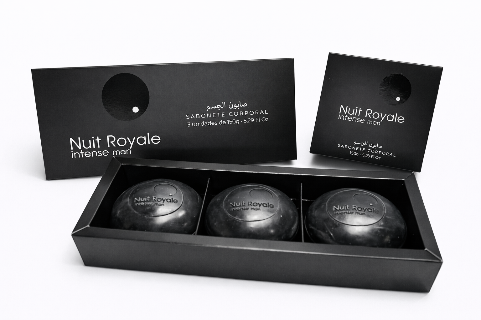 Nuit Royale Intense Afeer - Sabonete em barra - 3 Unidades - 450 g