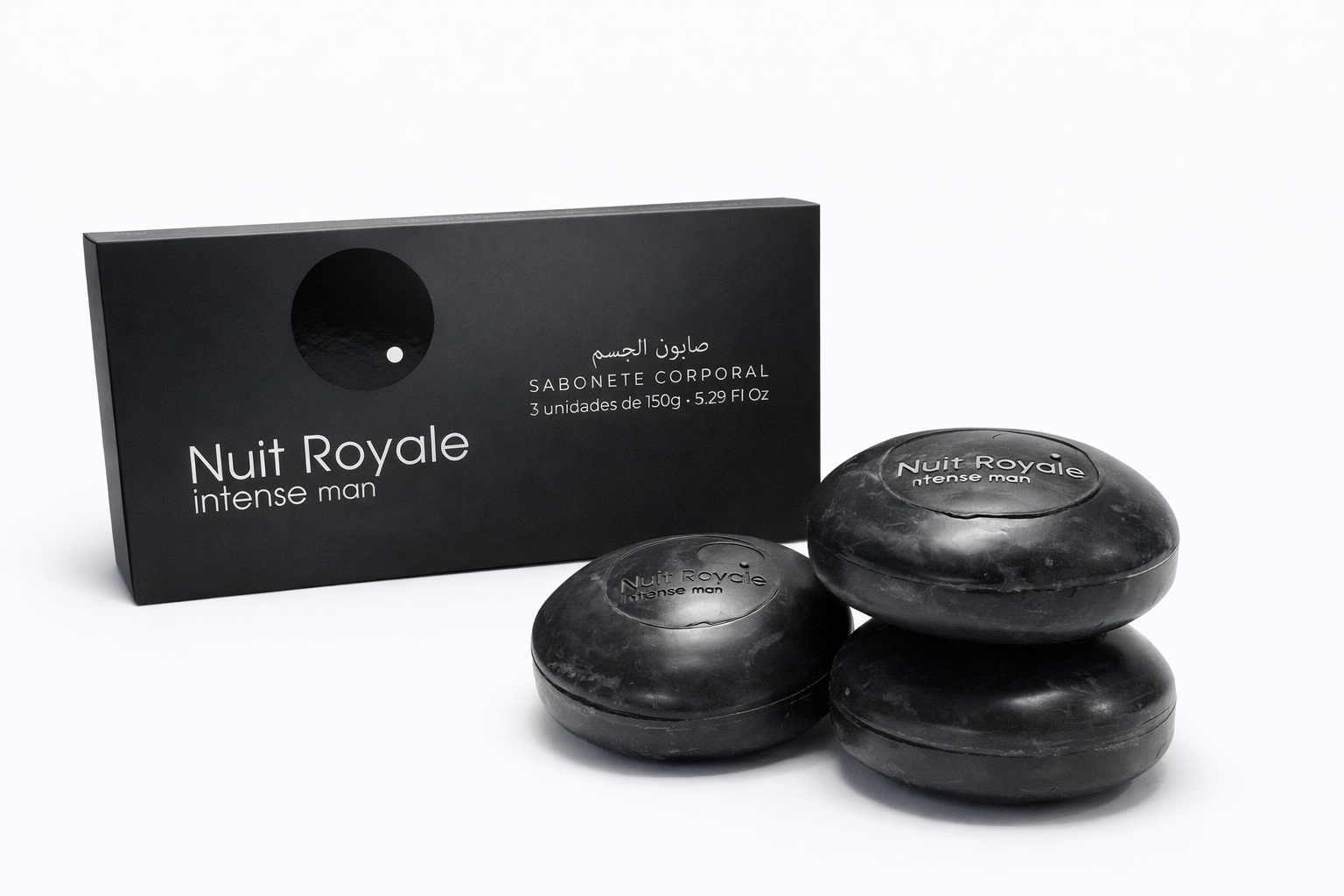 Nuit Royale Intense Afeer - Sabonete em barra - 3 Unidades - 450 g