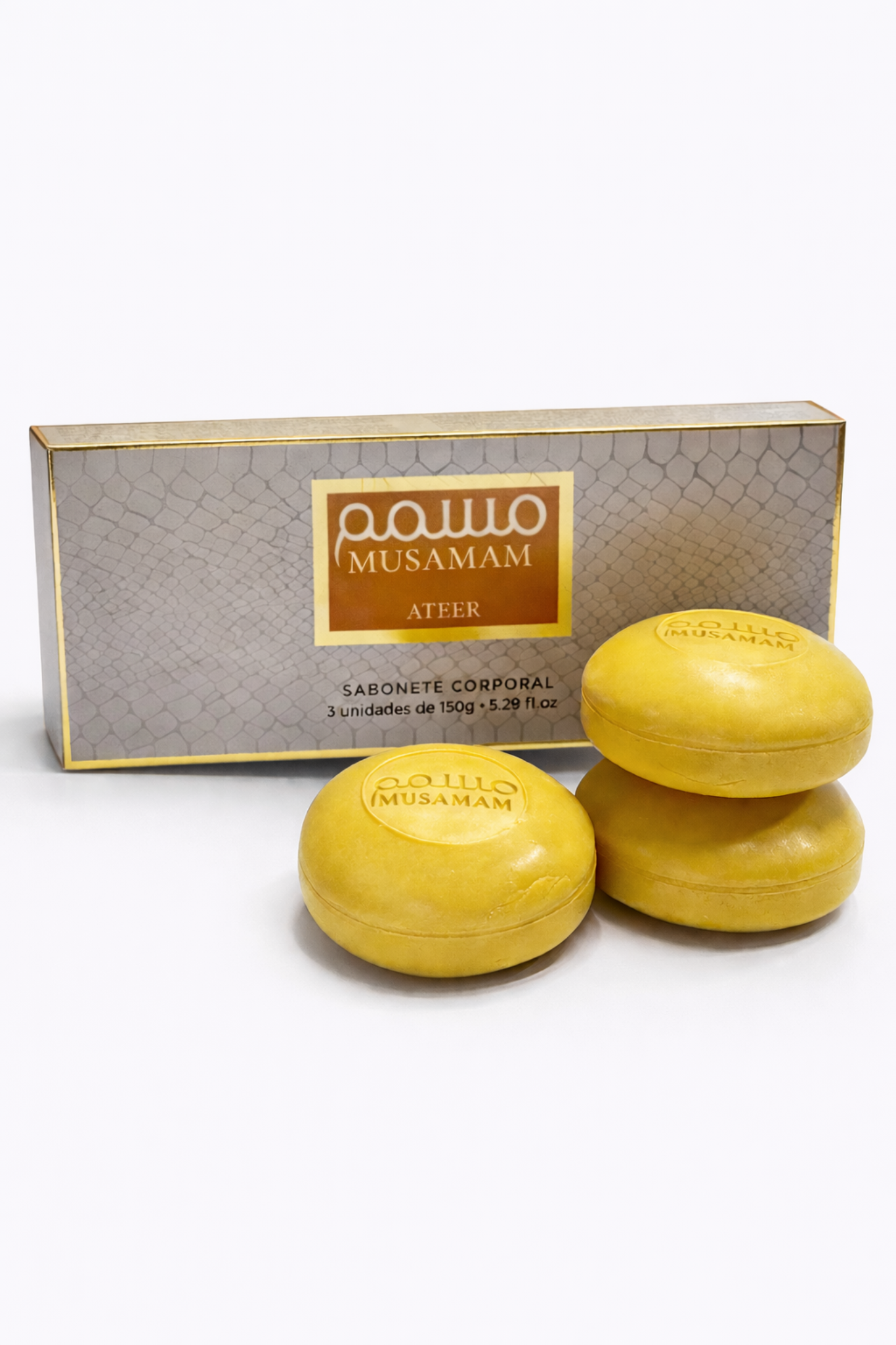 Musamam  Afeer - Sabonete em barra - 3 unidades - 450 g