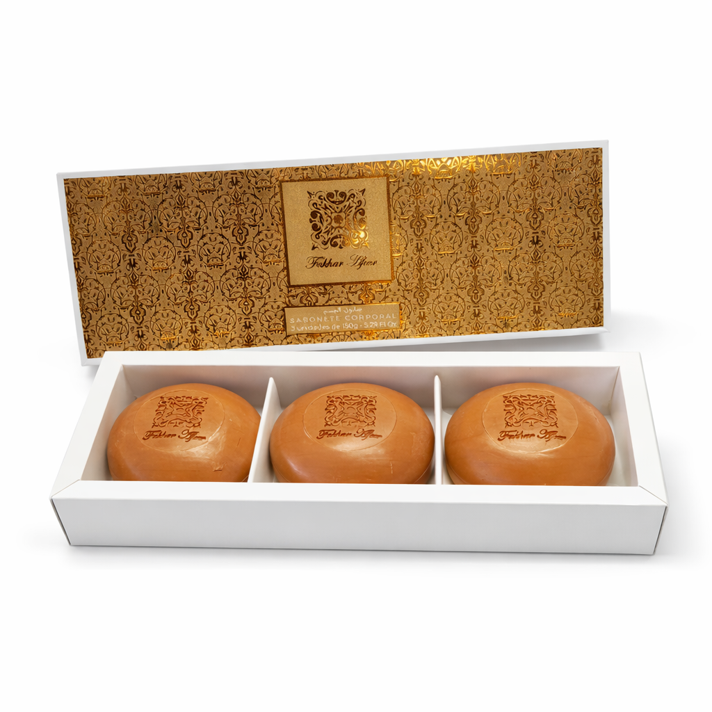 Fakhar Rose Afeer - Sabonete em barra - 3 unidades - 450 g