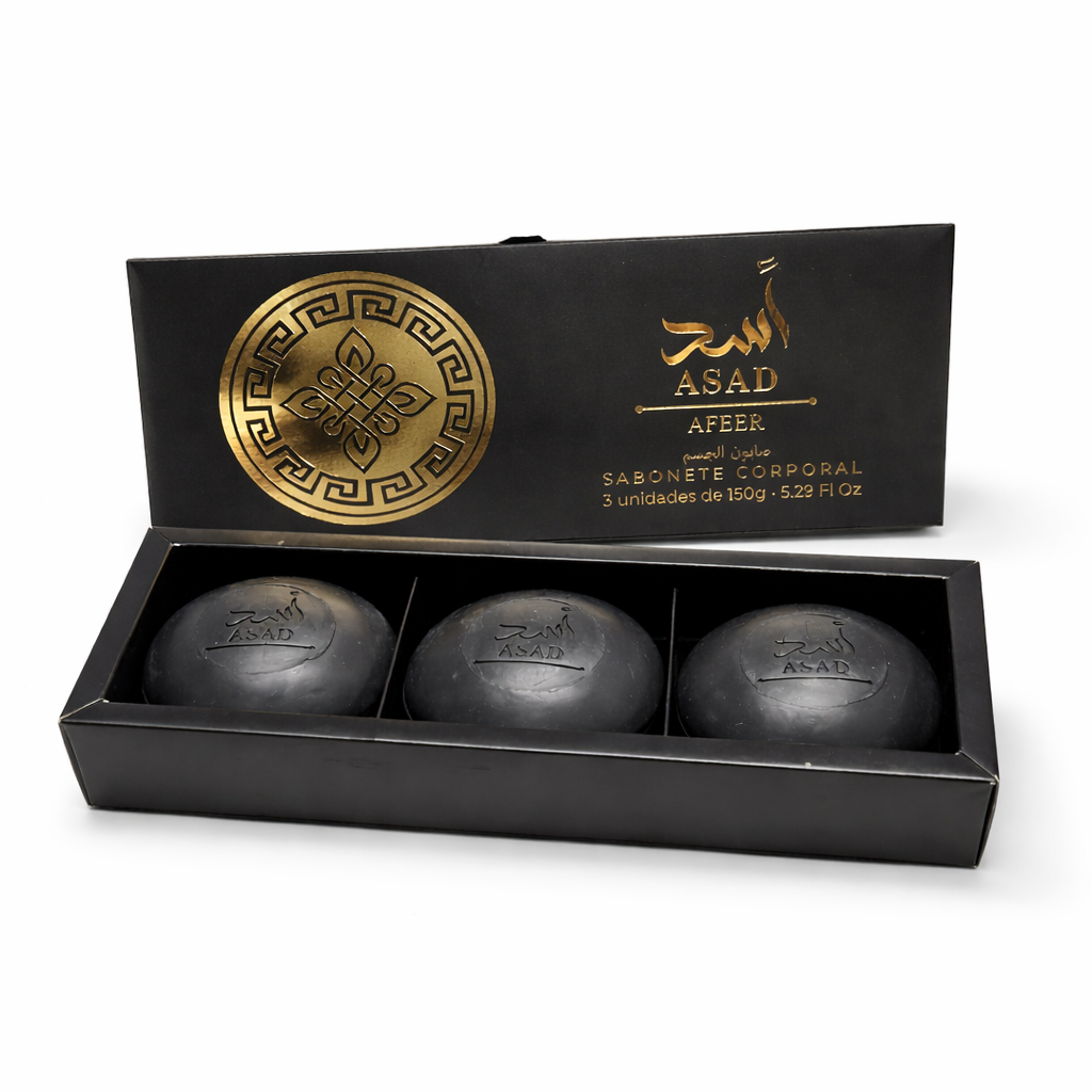 Asad Afeer - Sabonete em Barra - 3 unidades - 450 g