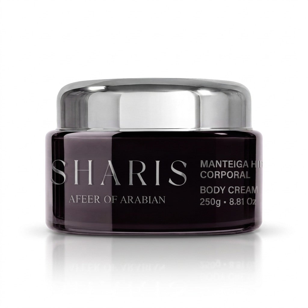 Manteiga Hidratante Corporal Shariz 250g – Body Cream Vegano