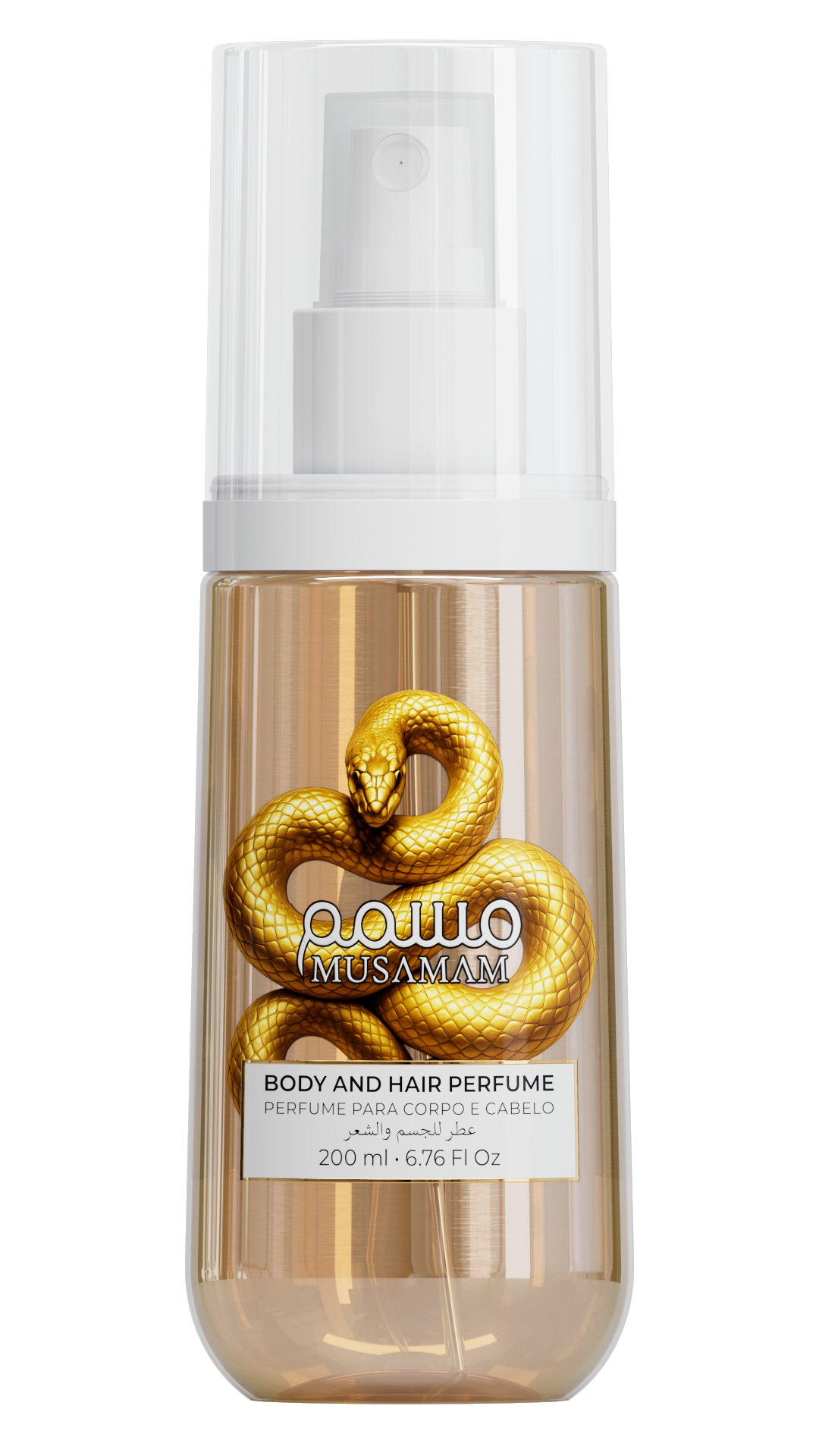 Body and Hair Perfume Musamam White Intense 200ml – Perfume Intenso para Corpo e Cabelo