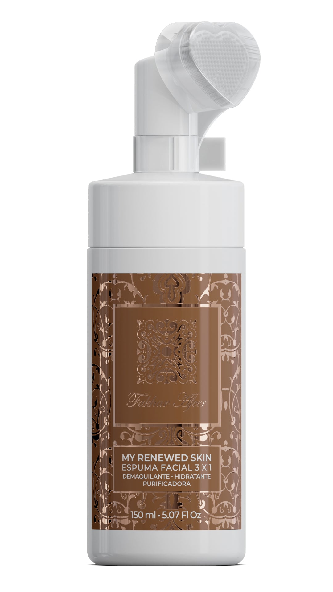 Espuma Facial 3 em 1 Fakhar Afeer Rose 150ml