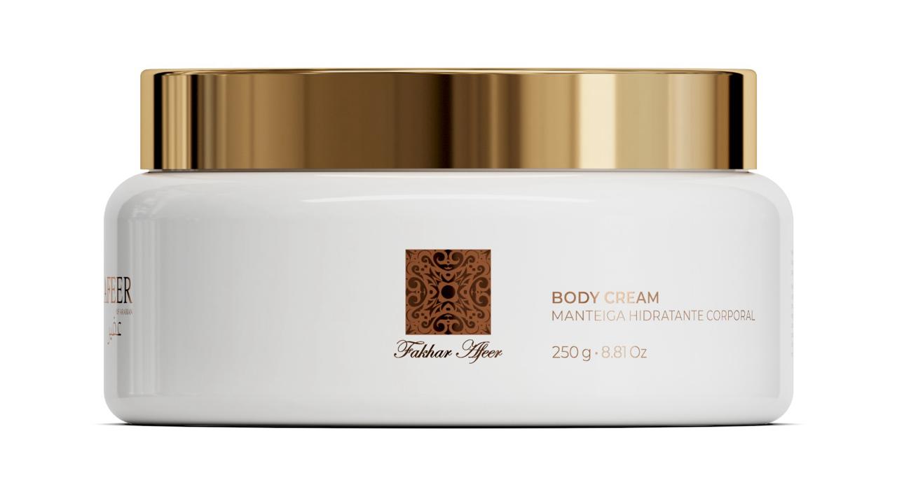 Manteiga Hidratante Corporal Fakhar Afeer Rose 250g – Body Cream Vegano