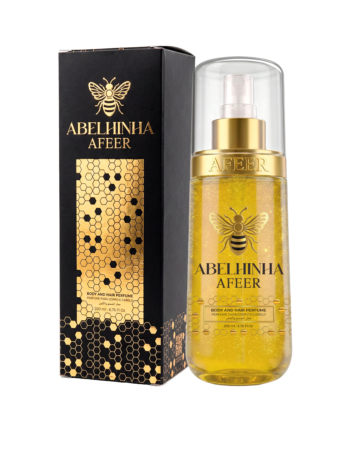 Body Splash Abelhinha Atheeri Afeer Spray Corporal E Capilar 200ml