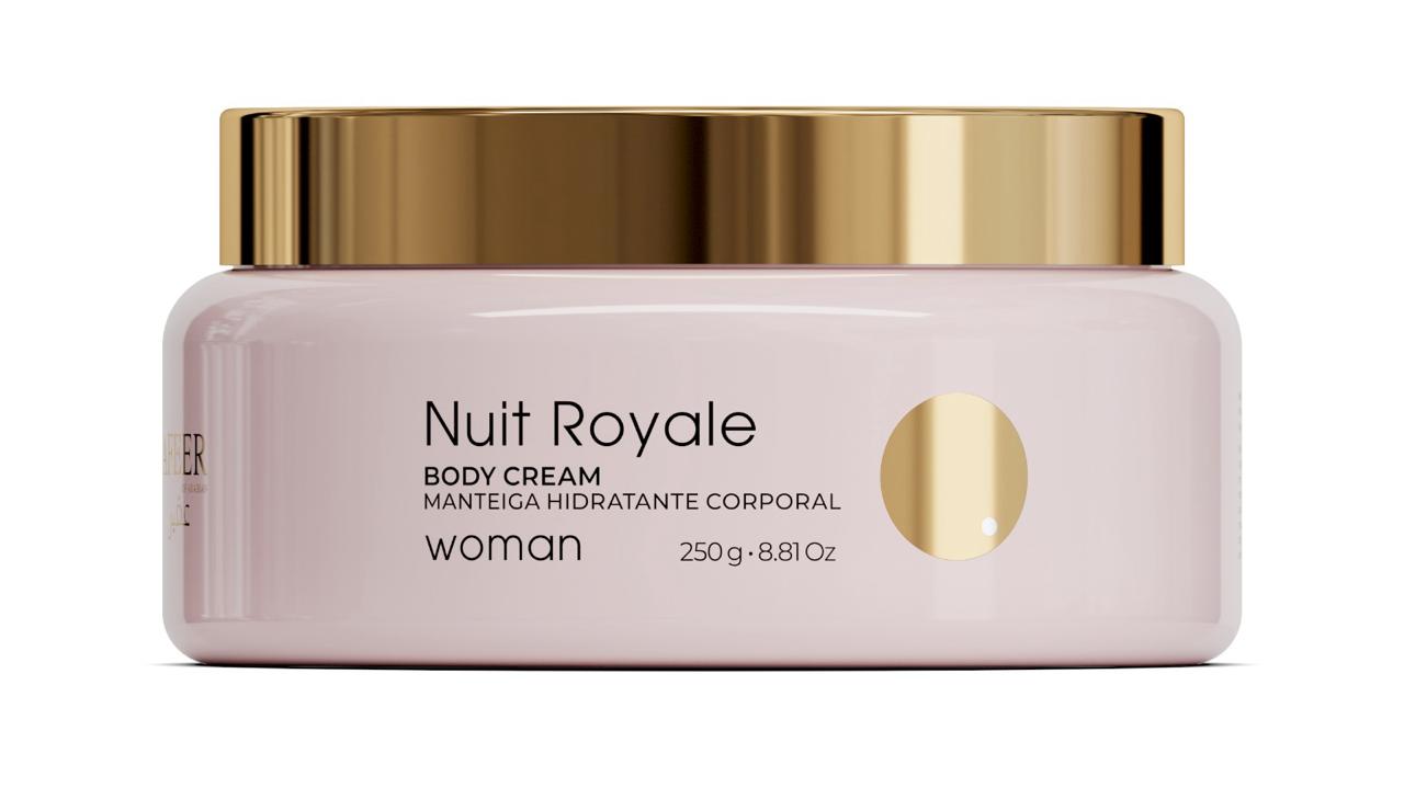 Manteiga Hidratante Corporal Nuit Royale Woman 250g – Body Cream Vegano