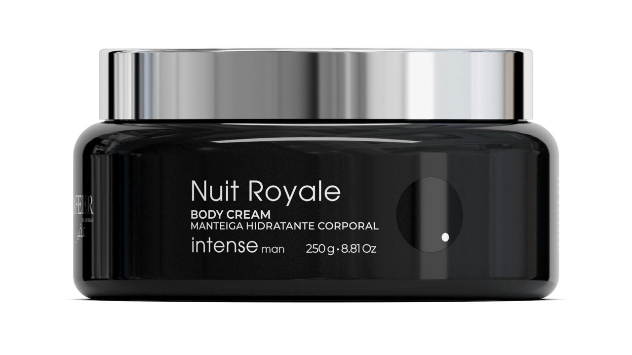 Manteiga Hidratante Corporal Nuit Royale Intense Man 250g – Body Cream Vegano