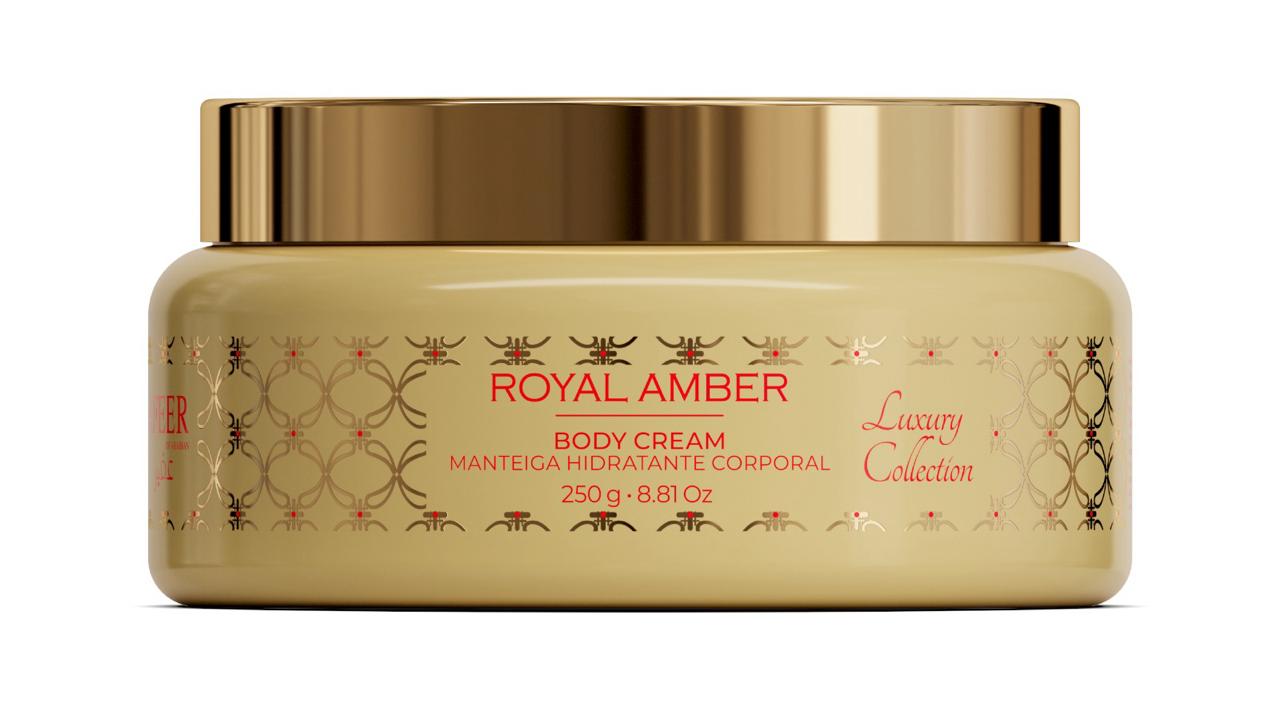 Manteiga Hidratante Corporal Royal Amber 250g – Body Cream Vegano