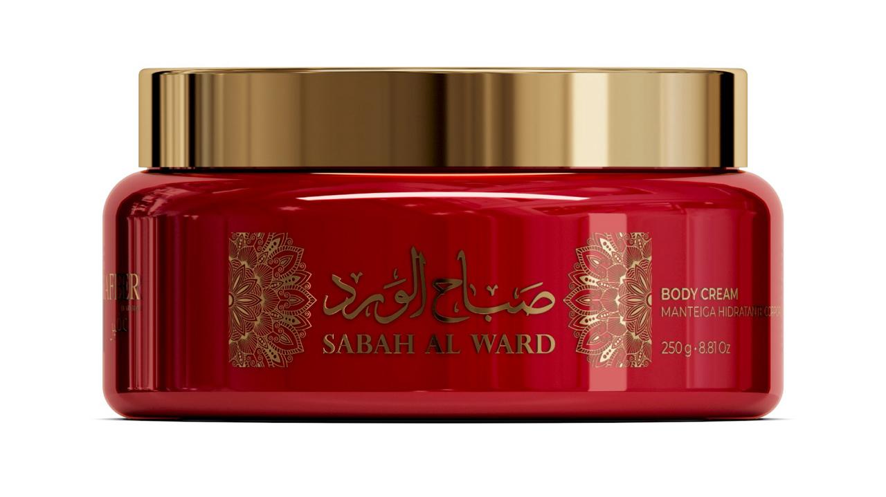 Manteiga Hidratante Corporal Sabah Al Ward 250g – Body Cream Vegano