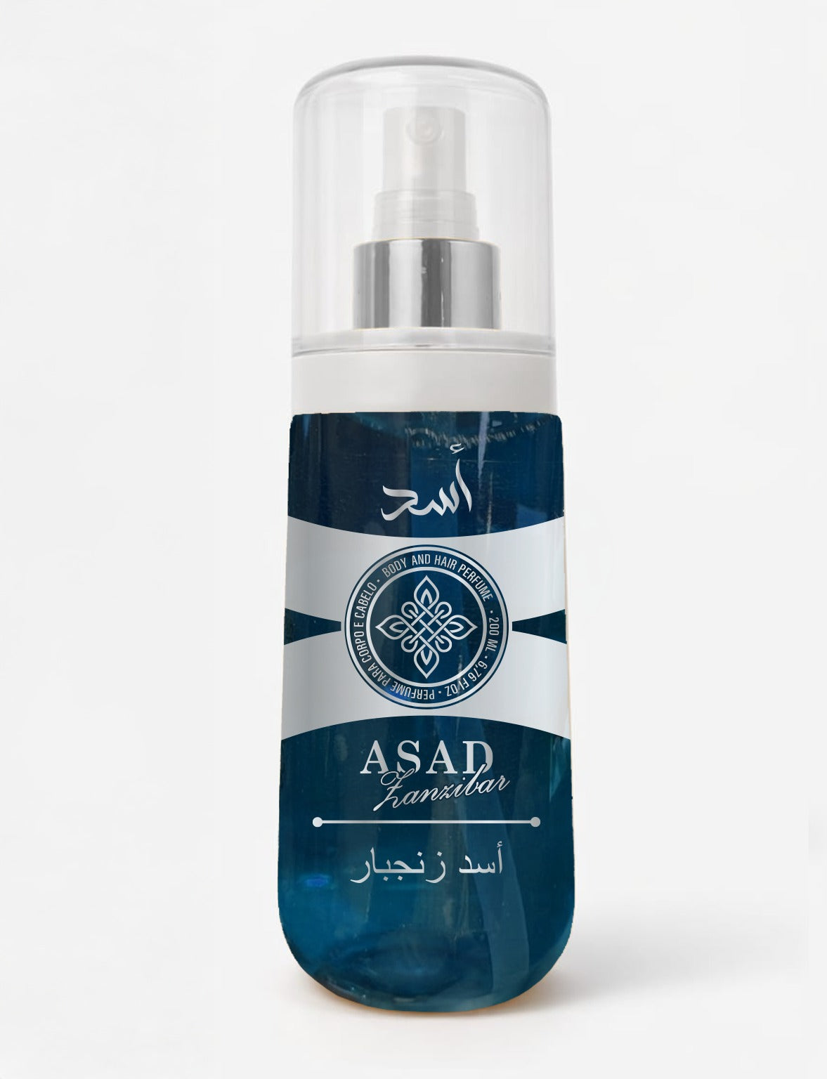 Asad Zanzibar Body And Hair Afeer 200Ml Perfume para Corpo e Cabelos