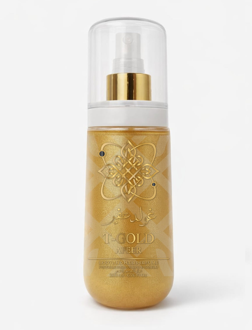 T-Gold Body And Hair Perfume 200Ml Perfume para corpo e cabelo