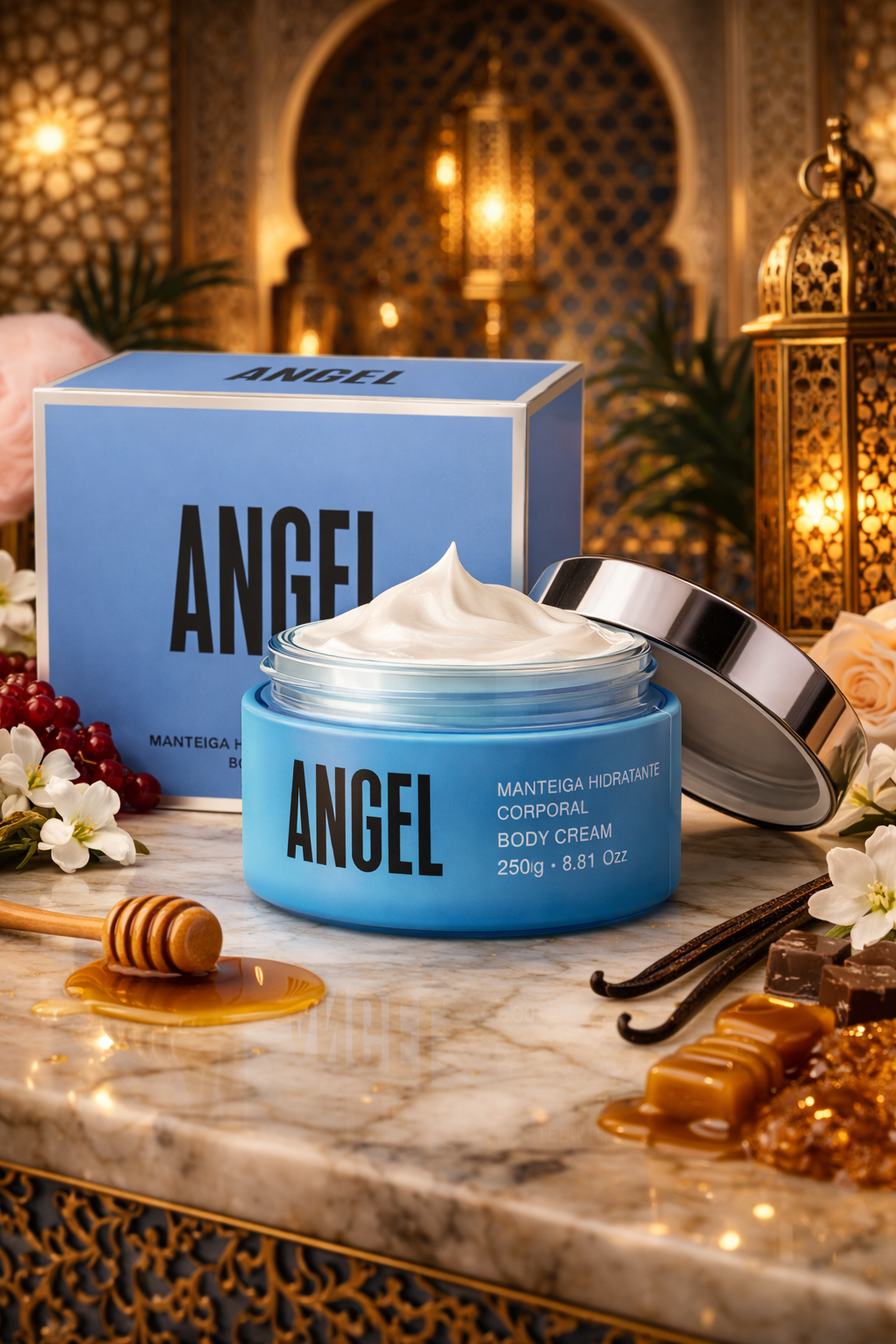 Manteiga Hidratante Corporal Angel 250g – Body Cream Vegano
