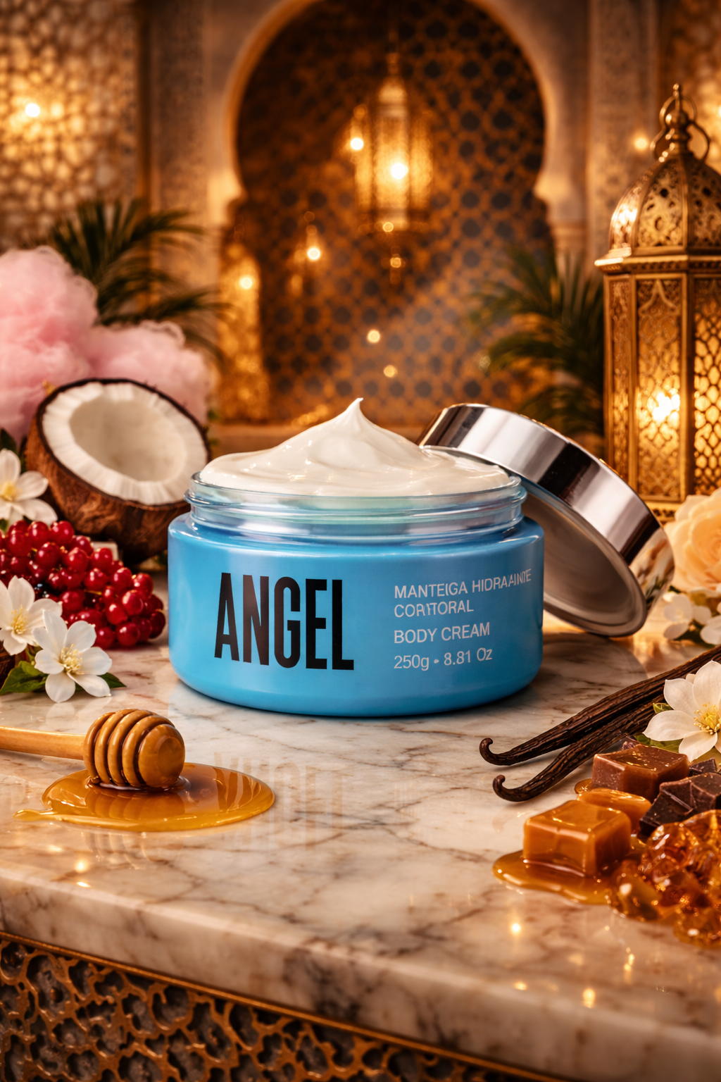Manteiga Hidratante Corporal Angel 250g – Body Cream Vegano