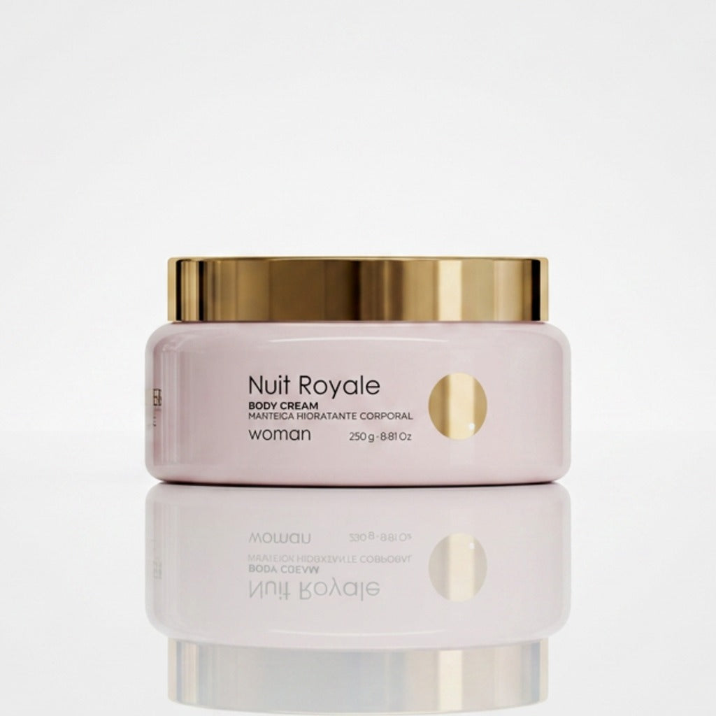 Manteiga Hidratante Corporal Nuit Royale Woman 250g – Body Cream Vegano